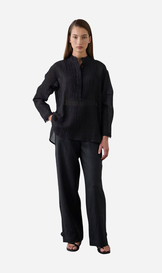 Laing | Tab Cuff Pant - Black