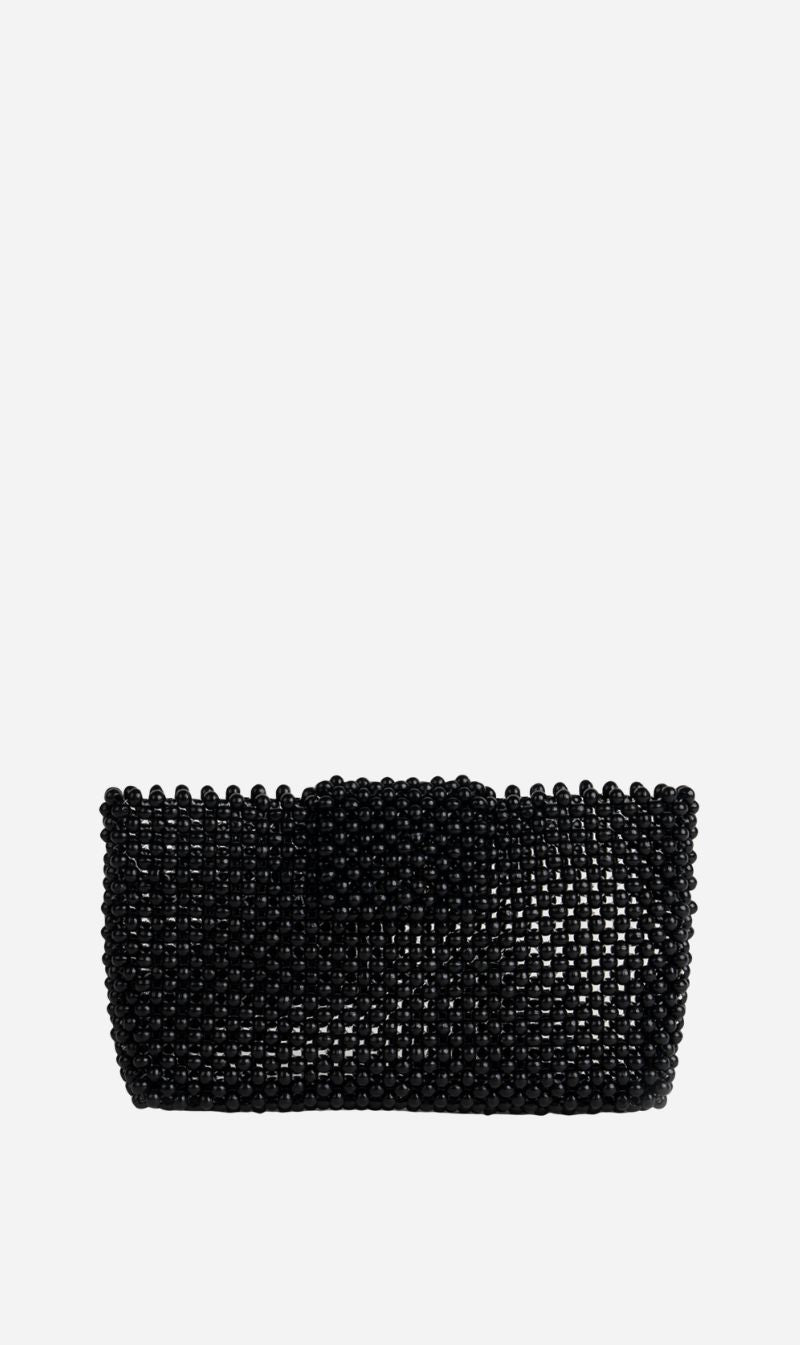 La Tribe | Beaded Clutch - Black