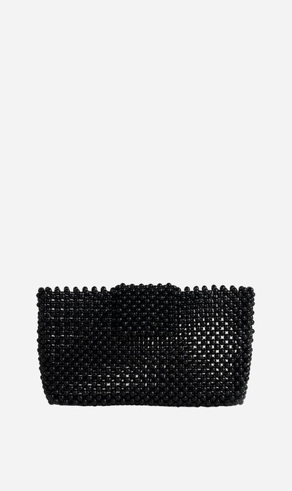 La Tribe | Beaded Clutch - Black