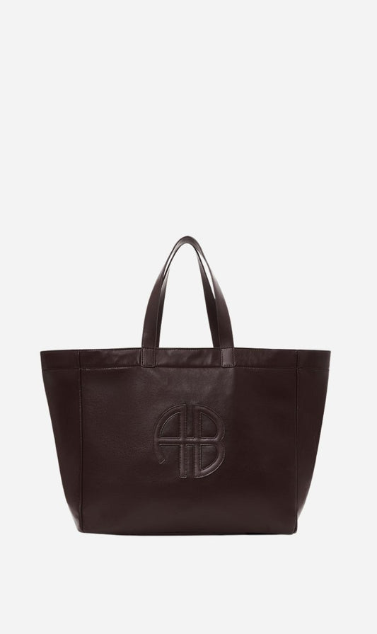 Anine Bing | Large Rio Tote - Dark Brown