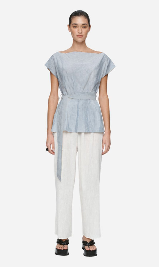 Marle | Jude Top - Bleu Stripe