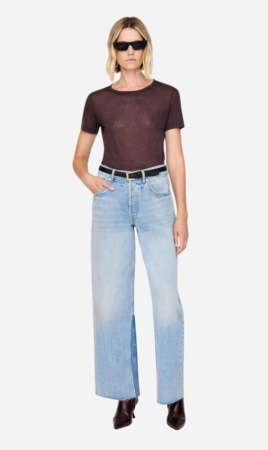 Anine Bing | Sylvie Tee - Dark Brown