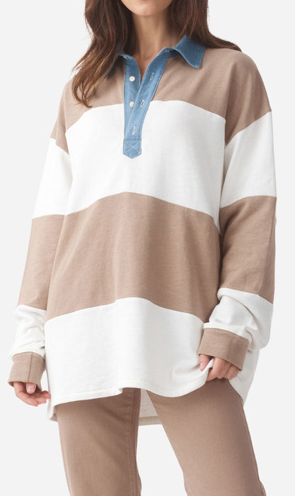 Outland Denim | The Marco Polo - Mushroom/Bone