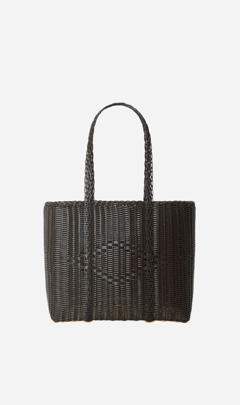 Palorosa | Medium Tote Basket - Midnight Brown
