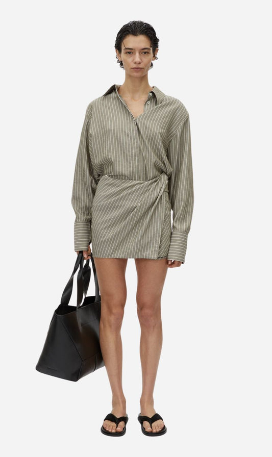 Camilla and Marc | Illias Skirt - Ash Stripe