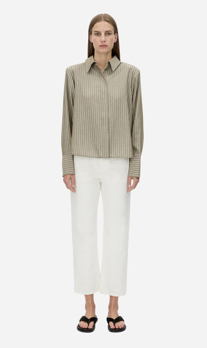 Camilla and Marc | Illias Shirt - Ash Stripe