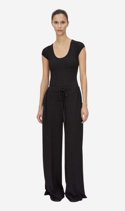 Camilla and Marc | Cali Cap Sleeve Bodysuit - Black