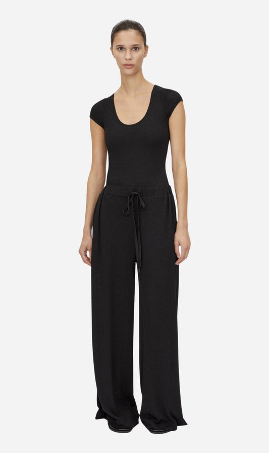 Camilla and Marc | Cali Cap Sleeve Bodysuit - Black