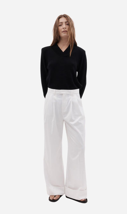 Rebe | Spence Trouser - Salt White