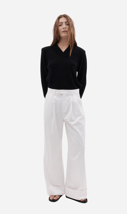 Rebe | Spence Trouser - Salt White