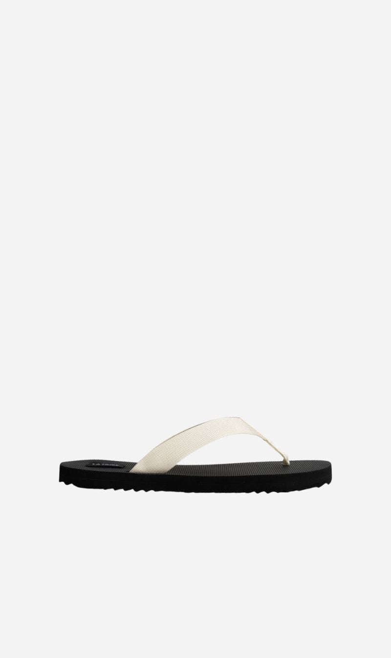 La Tribe | Canvas Thong - Cream