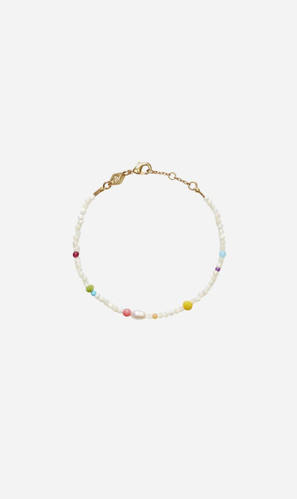 Anni Lu | Confetti Gem Bracelet - White Shell