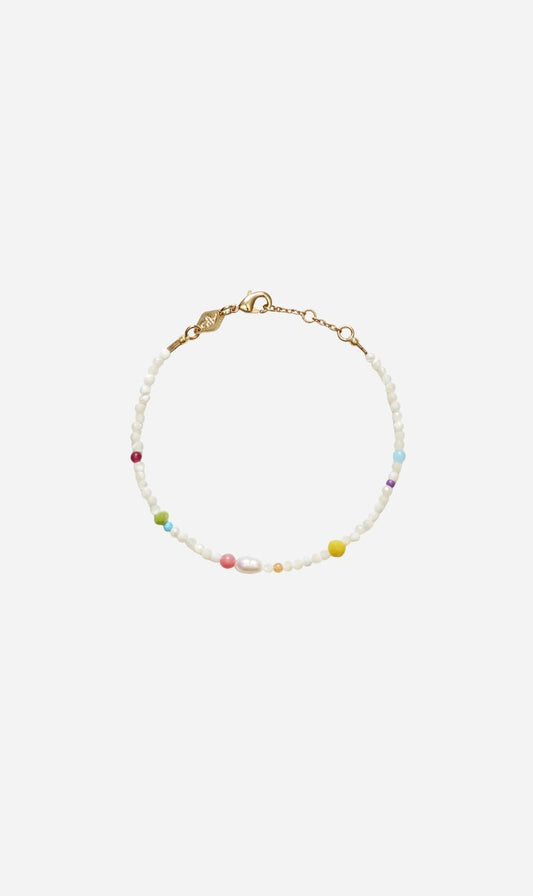 Anni Lu | Confetti Gem Bracelet - White Shell