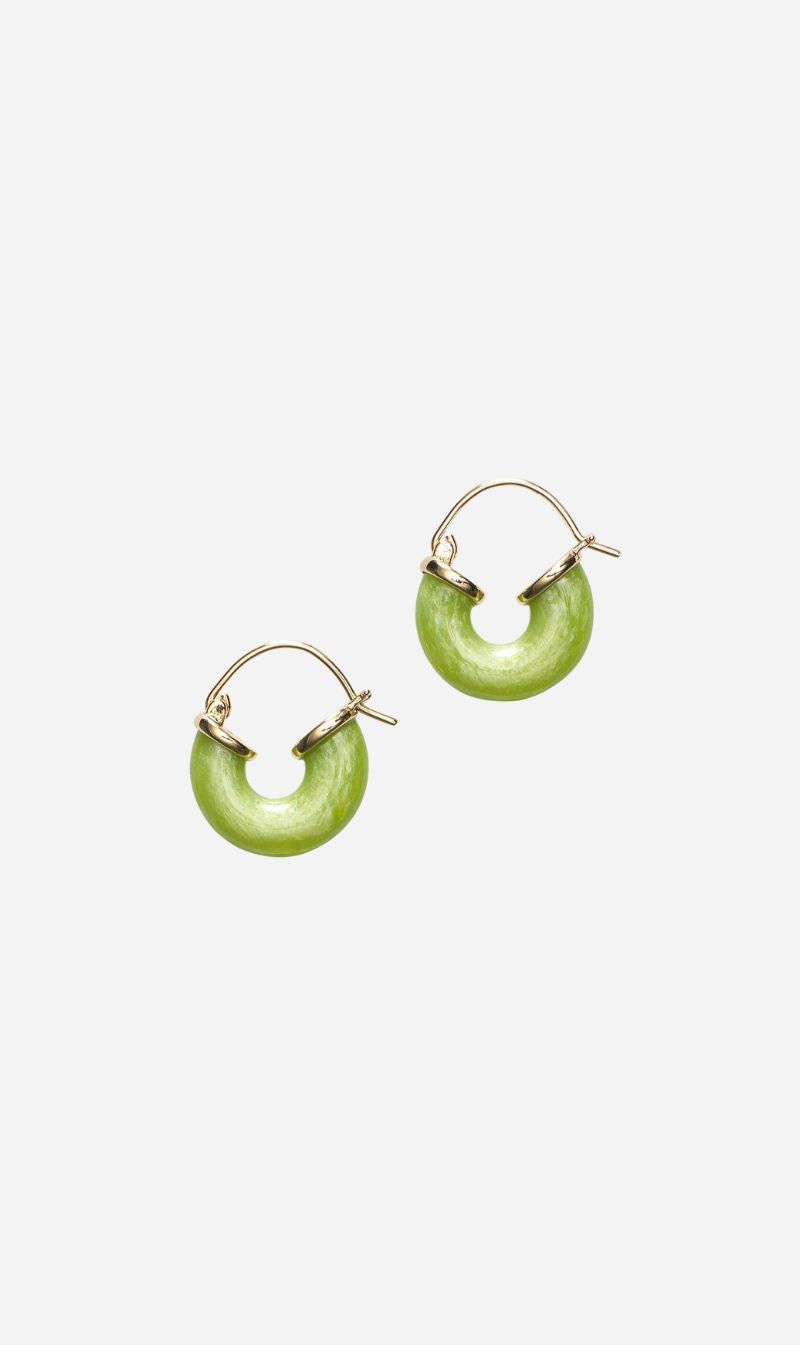 Anni Lu | Petit Swell Hoop - Green