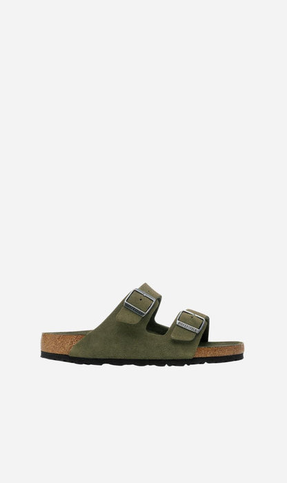 Birkenstock | Arizona Soft Foot Bed Suede Reg - Thyme
