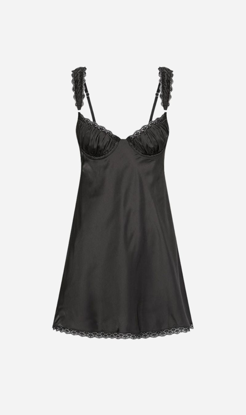 Kat the Label | Celeste Slip - Black