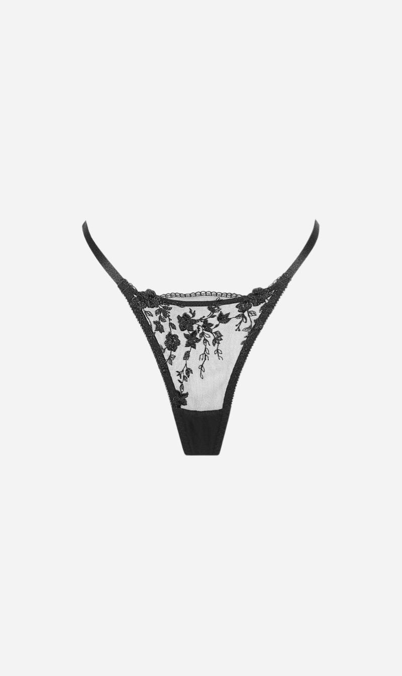 Kat the Label | Sofia Thong - Black