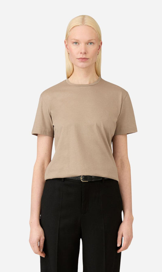 Sunspel | Short Sleeve Boy Fit T.Shirt - Mink