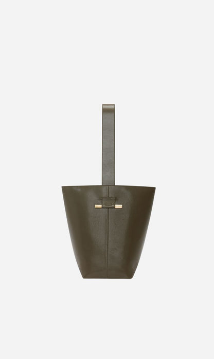 Victoria Beckham | The Dia Bucket Bag - Dark Khaki