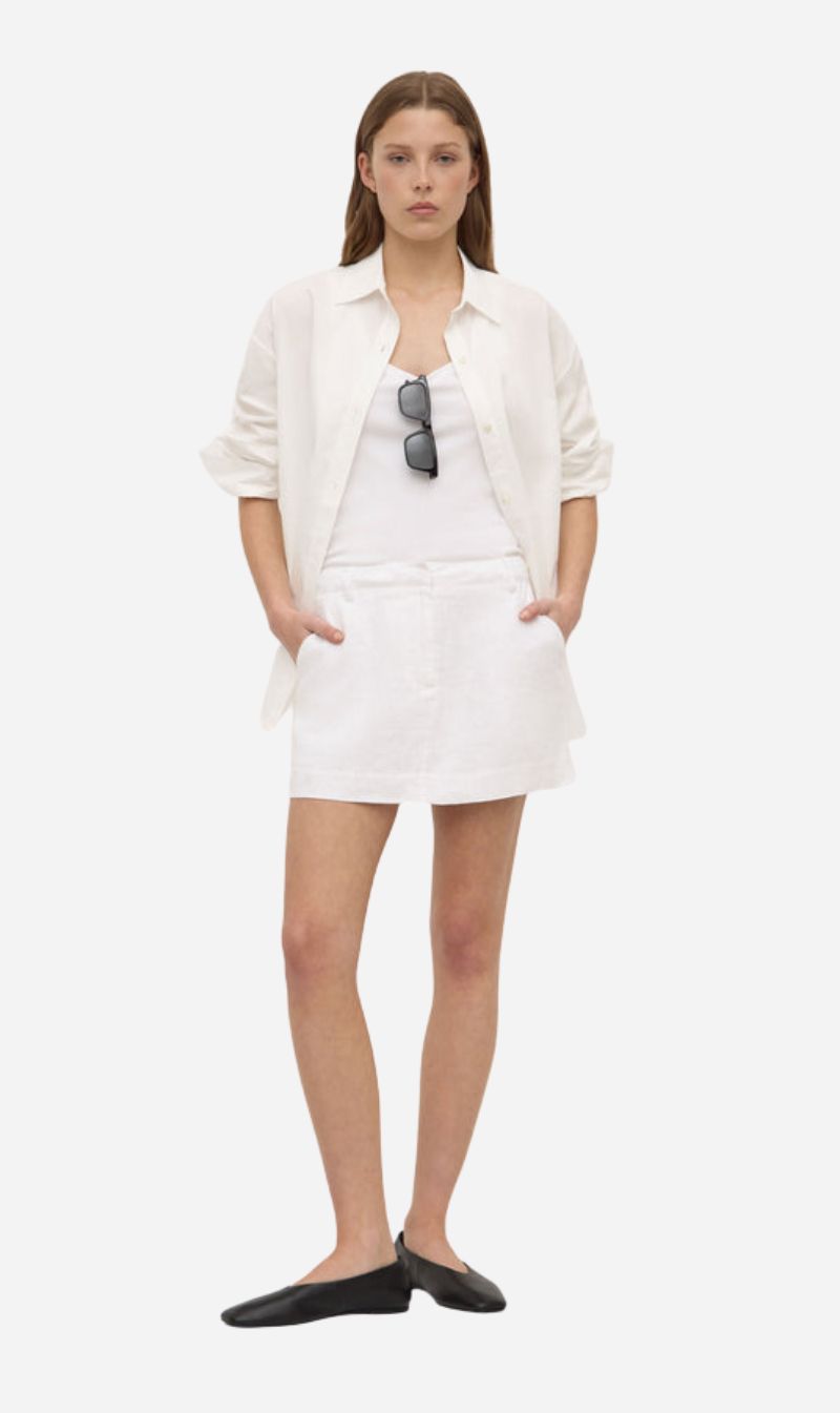 Assembly Label | Amanda Mini Skirt - White