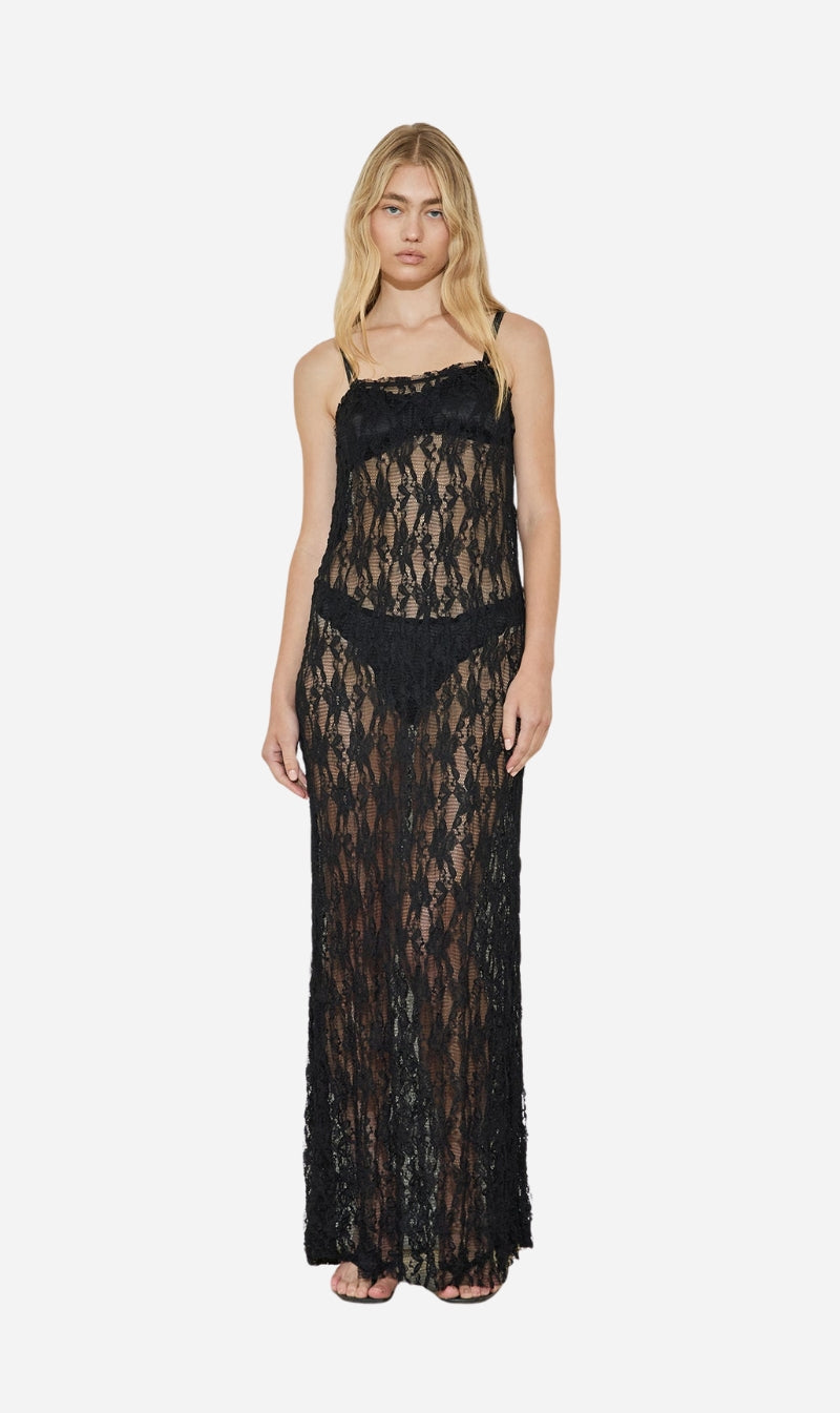 Maison Essentiele | Lace Maxi - Black