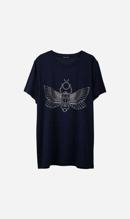 Knuefermann | Spirit Printed T - Dark Blue