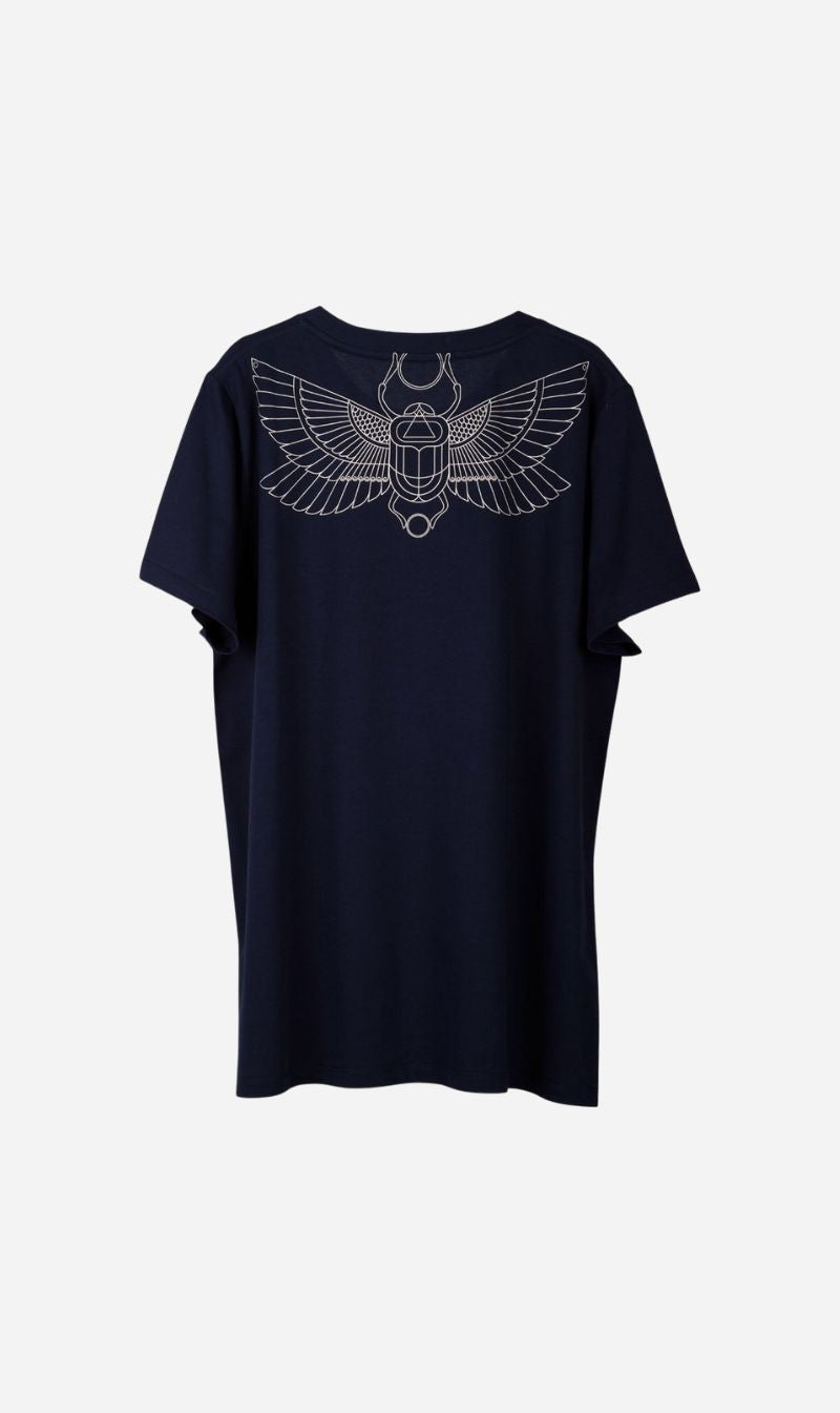 Knuefermann | Spirit Printed T - Dark Blue