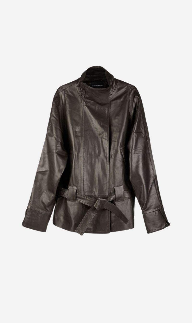 Knuefermann | Go To Leather Jacket - Dark Brown