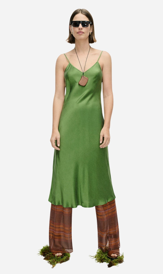 Silk Laundry | Chiffon Bias Cut Pants - Root Plaid