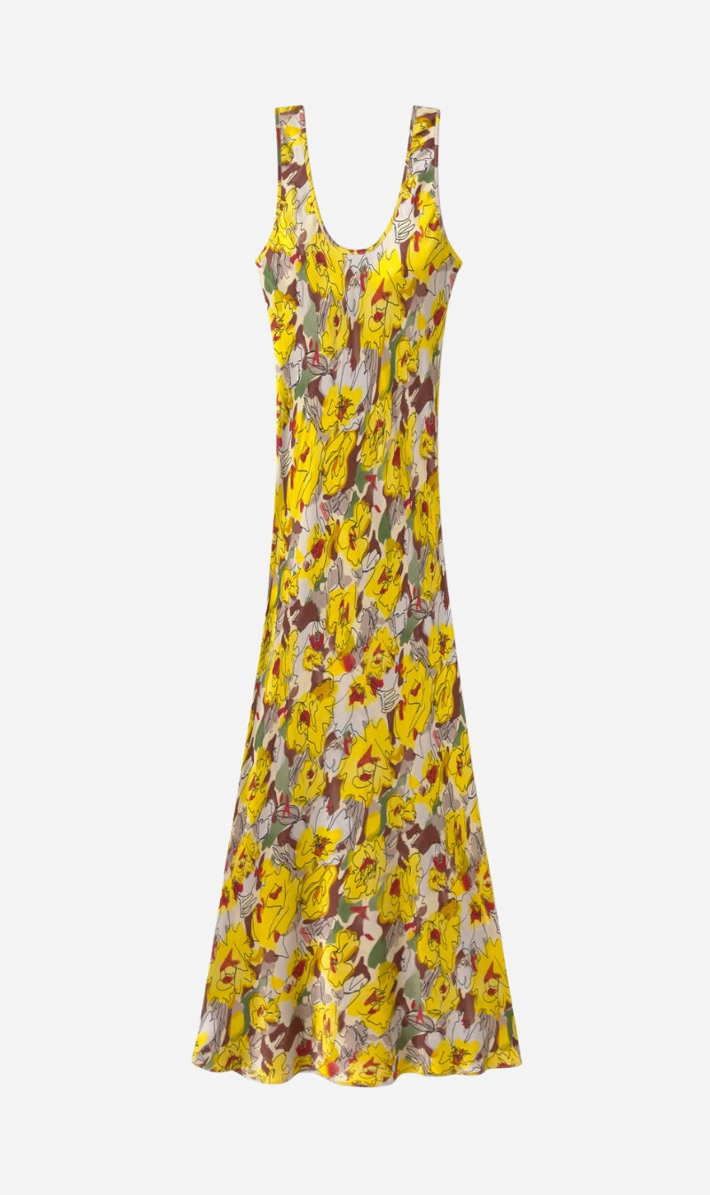 Silk Laundry | Scoop Neck Dress - Sun Floral