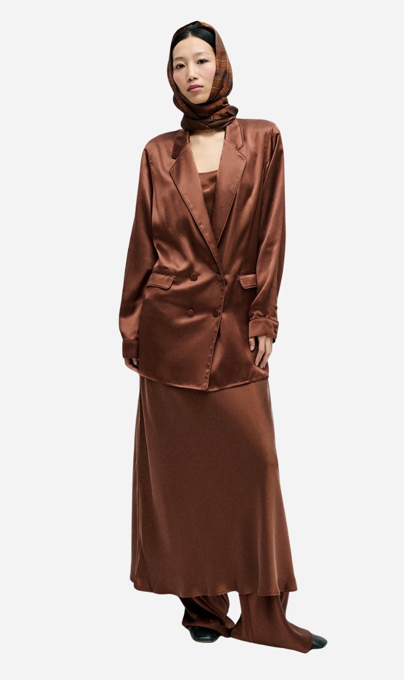 Silk Laundry | Relaxed Blazer - Root