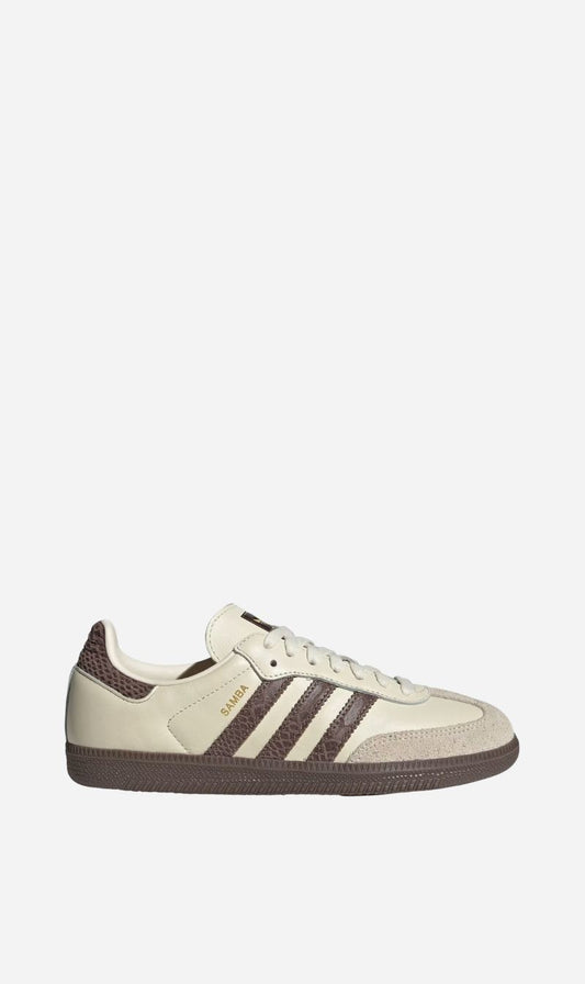 Adidas | Samba OG - Cream White / Earth Strata / Maroon