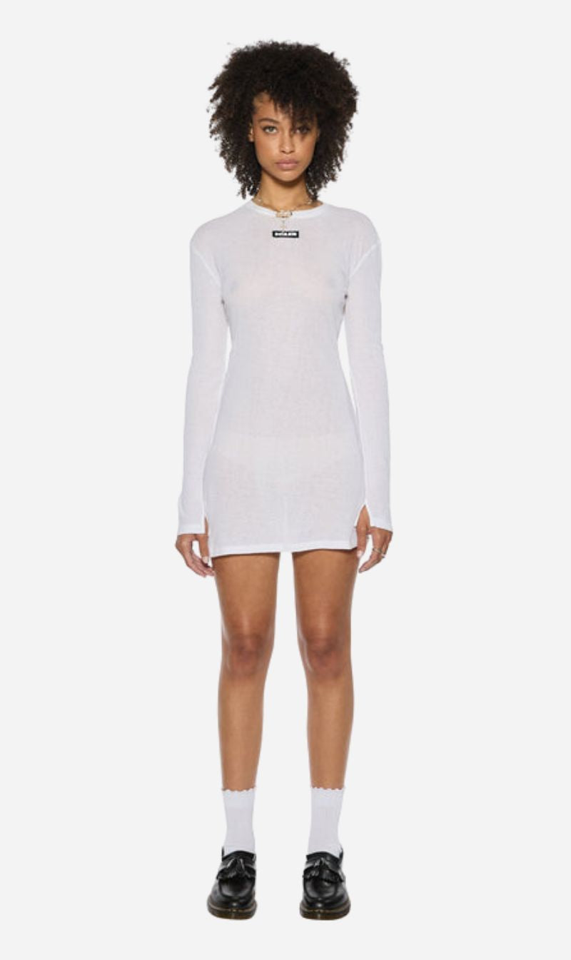 Ksubi | Crawford LS Mini Dress - White