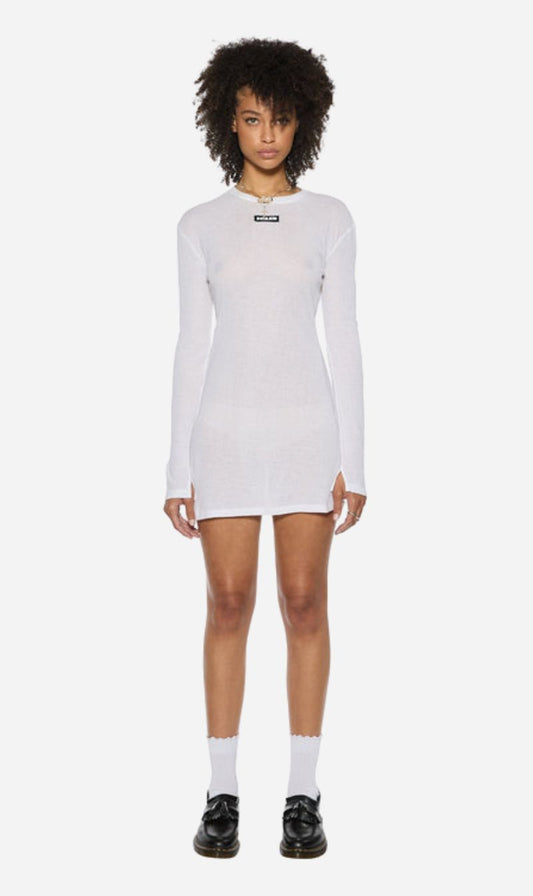 Ksubi | Crawford LS Mini Dress - White
