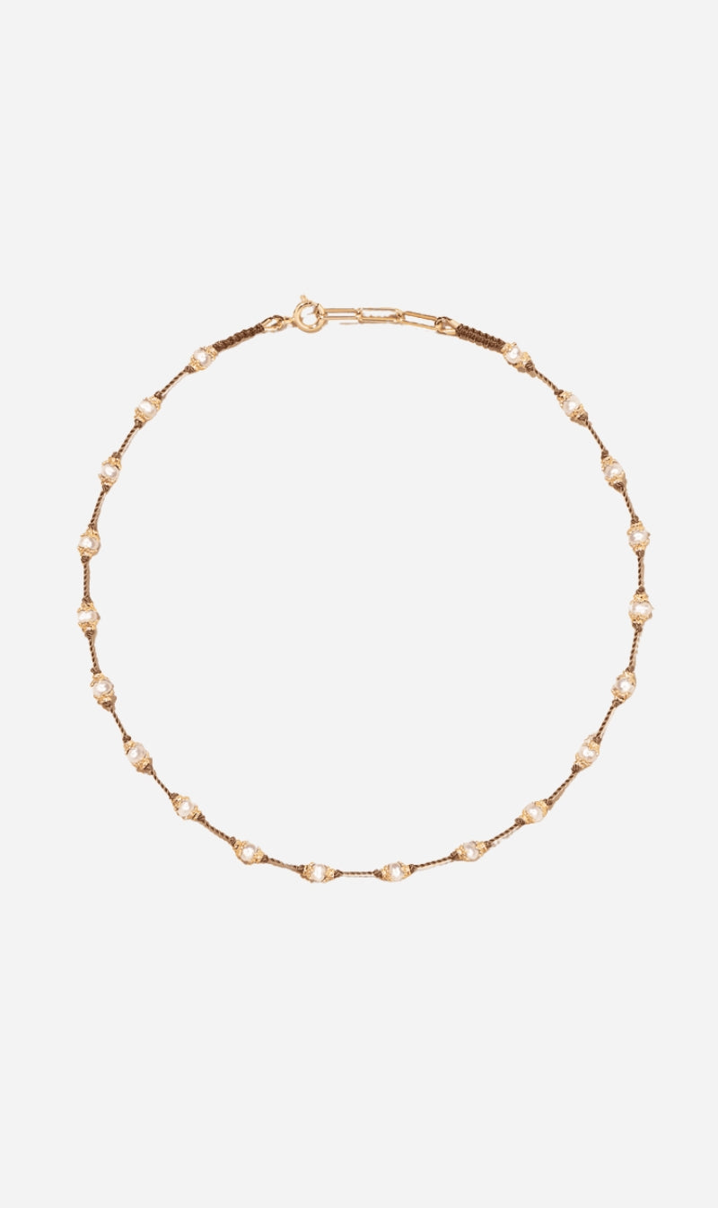 Tityaravy | Peony Freshwater Pearl Necklace