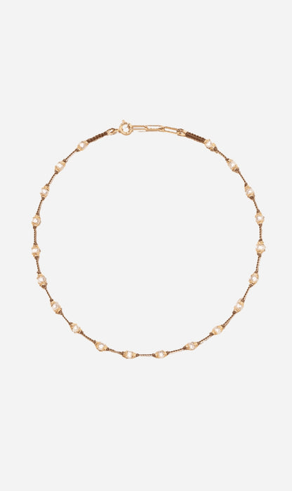 Tityaravy | Peony Freshwater Pearl Necklace