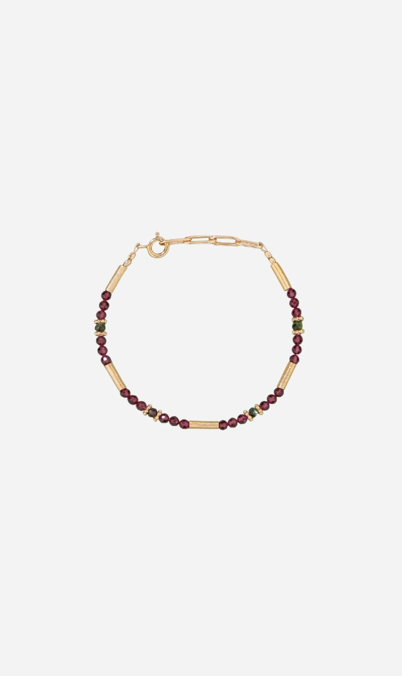 Tityaravy | Ananda Bracelet - Garnet/Zoisite