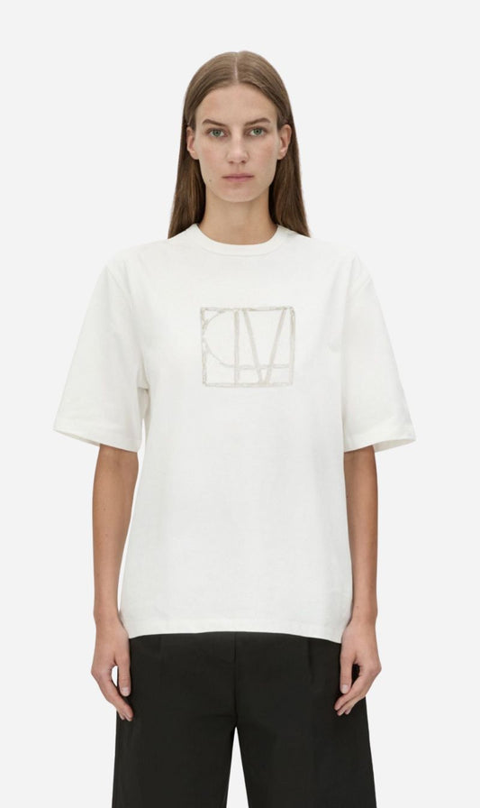 Camilla and Marc | Patina Monogram Tee - Soft White