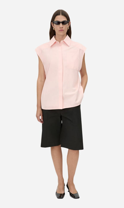 Camilla and Marc | Milo Sleeveless Shirt - Pink Salt