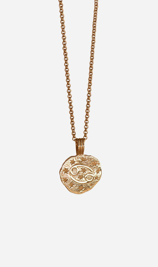 Zoe & Morgan | Sun In Cancer Necklace - Gold