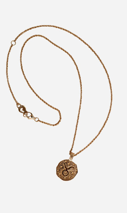 Zoe & Morgan | Sun In Taurus Necklace - Gold