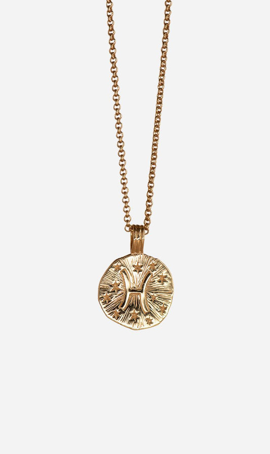 Zoe & Morgan | Sun In Pisces Necklace - Gold