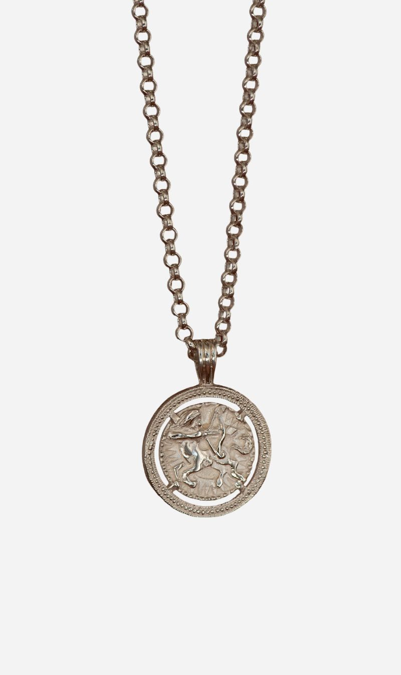 Zoe & Morgan | Sagittarius Necklace - Silver