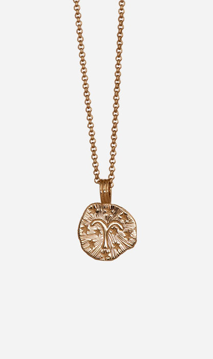 Zoe & Morgan | Sun In Aries Necklace - Gold