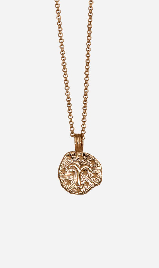 Zoe & Morgan | Sun In Aries Necklace - Gold
