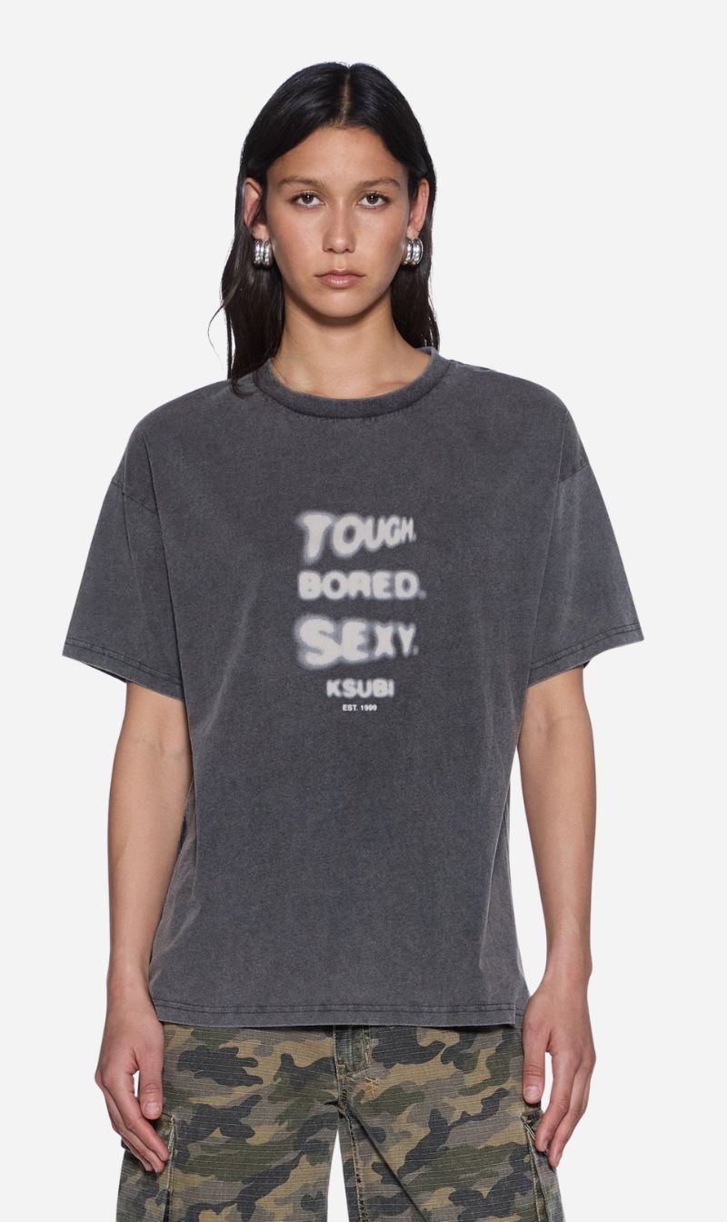 Ksubi | TBS Bleach OH G Ss Tee - Smoke
