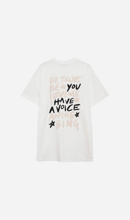 Anine Bing | Walker Tee Empowerment - Ivory