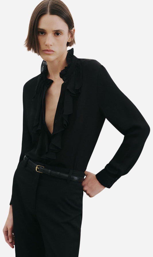 Nili Lotan | Lily Blouse - Black