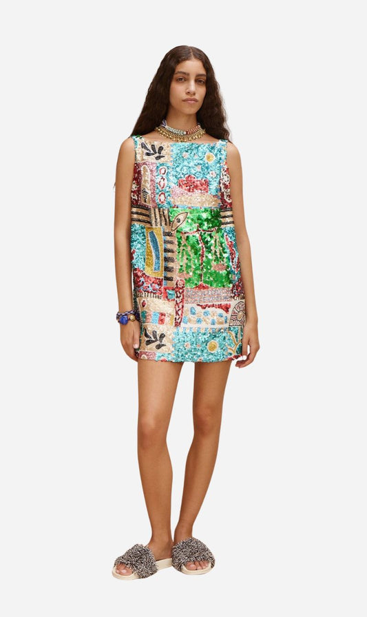 Aleamis | Jazz Embellished Mini Dress