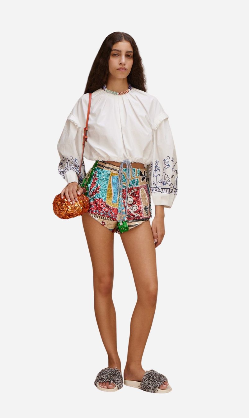 Alemais | Jazz Embellished Corset Shorts